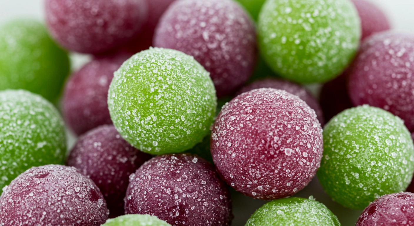 Frozen Candy Grapes